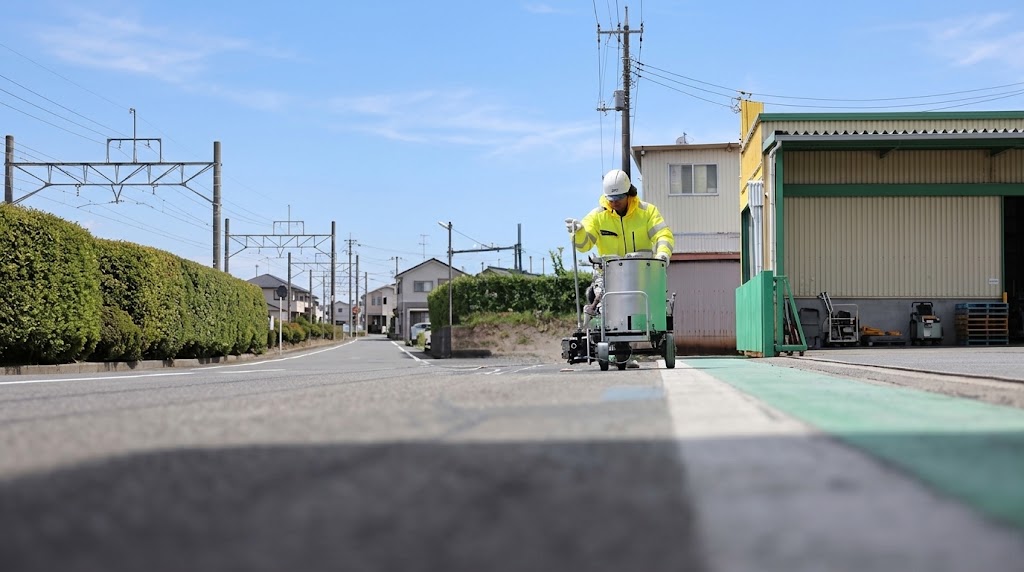 道路の線のことを学んで、実際にラインを引いてみよう！