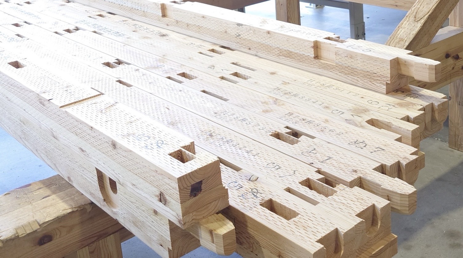 金具を一切使うこと無く、「橋」を作る体験！